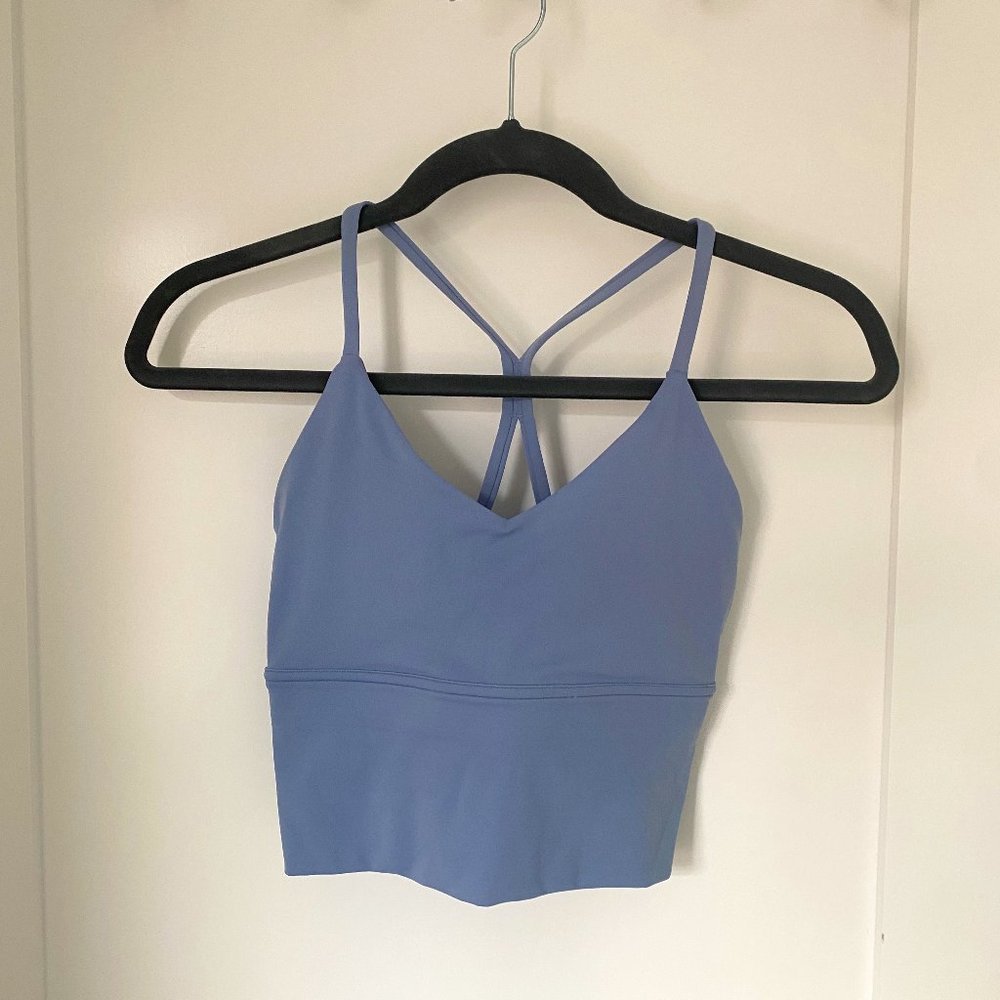Blue sports top